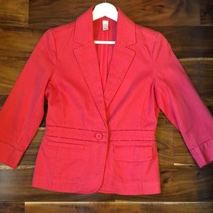 Coral Blazer NWOT. Size S